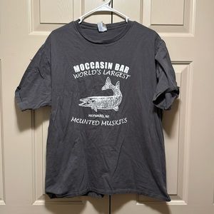 moccasin bar T-shirt.